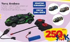 UZAKTAN KUMANDALI YARIŞ ARABASI OYUNCAK